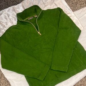 Tommy Bahama Green Quarter-Zip Sweatshirt